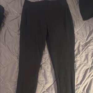 Torrid Black Leggings with Textured Fabric and Full Length Design